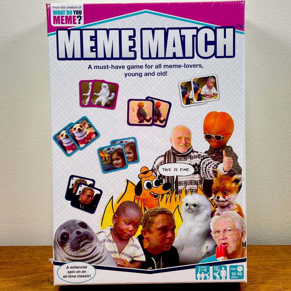 What Do You Meme? Meme Match Memory Game Fun For All Ages Brand New Sealed
